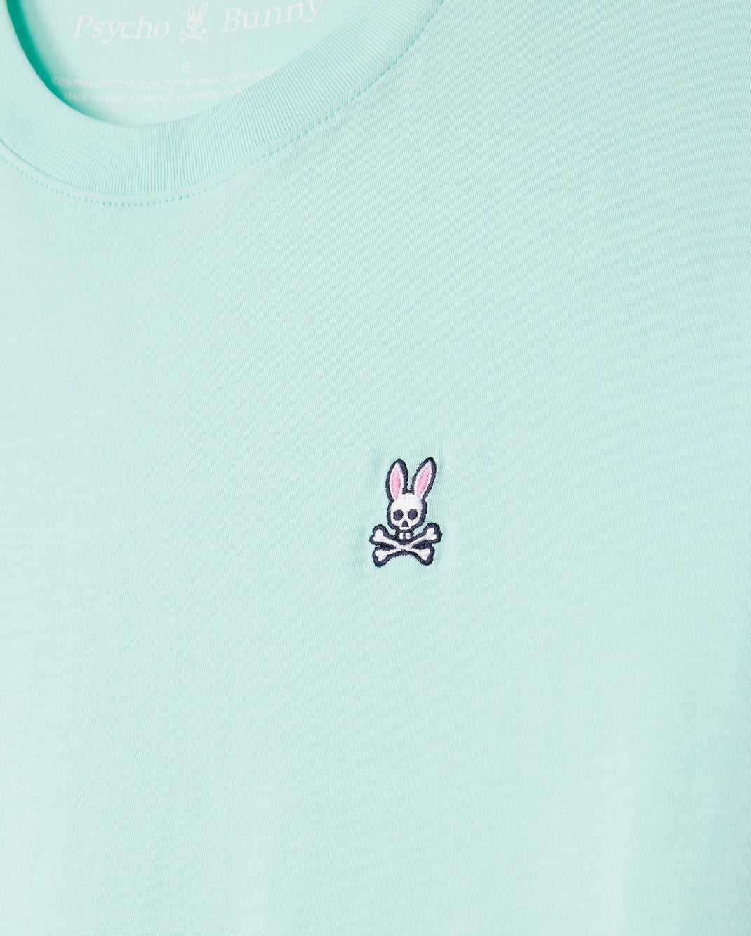 Tees Psycho Bunny Classic Crew Neck Tee Beach Glass Homme | OMV-15045548